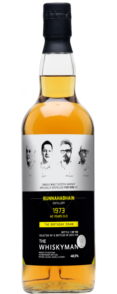 Bunnahabhain 1973 ‘Ugly Faces’ (The Whiskyman)