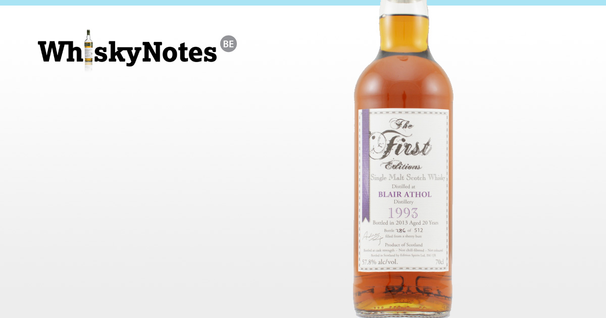 blair athol 1993 firsteditions