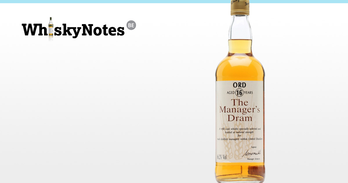 glen ord 16 managers dram