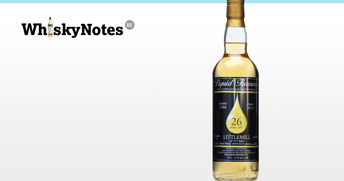 littlemill 1988 liquid treasures espirits