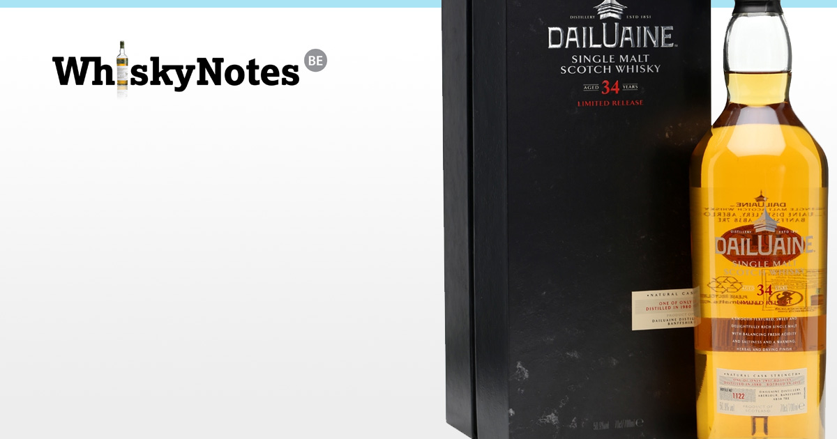dailuaine 34yo 1980 special releases 2015