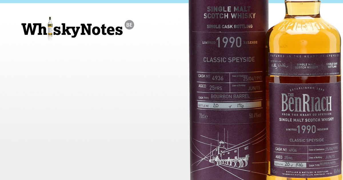 benriach 1990 4936 25yo