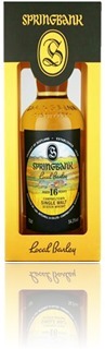 Springbank 16yo Local Barley