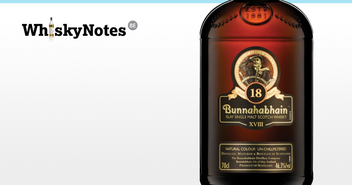 bunnahabhain 18 2016