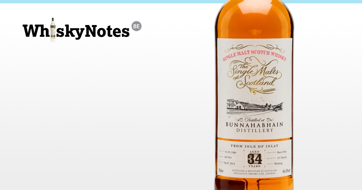 bunnahabhain 1980 SMOS