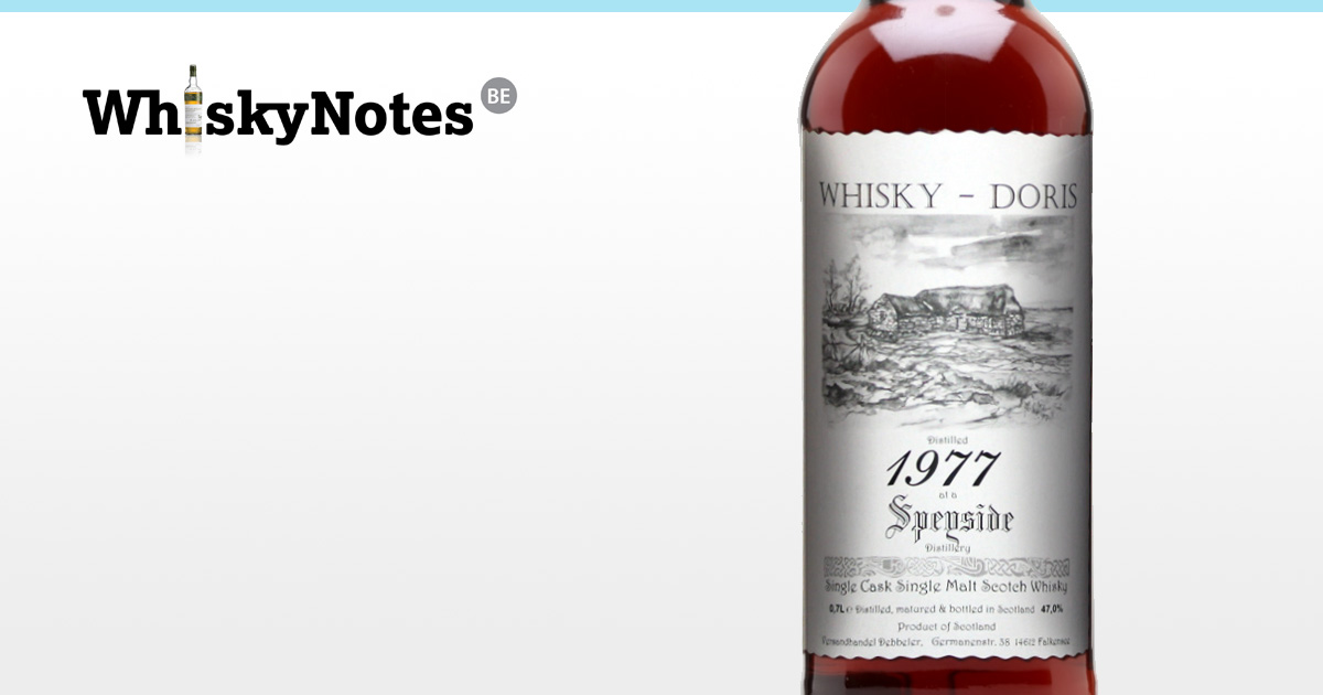 speyside 1977 whisky doris