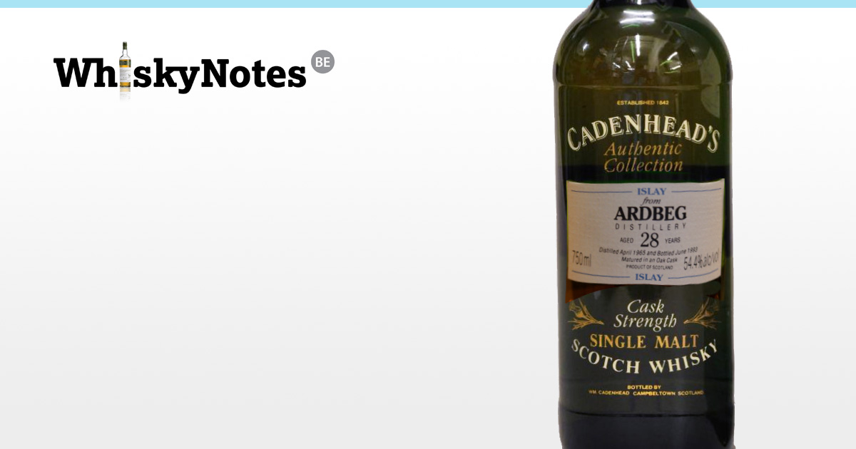 ardbeg 1965 cadenhead authentic
