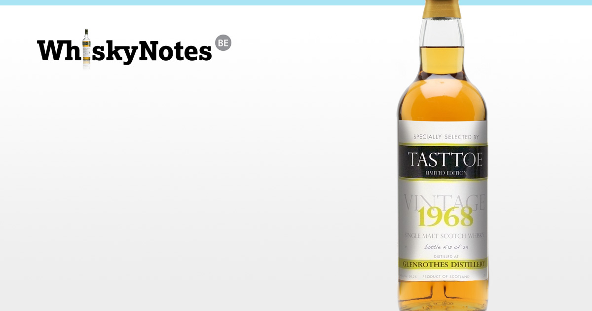 glenrothes 1968 tasttoe 40yo