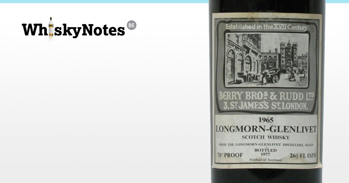 longmorn 1965 1977 berry bros