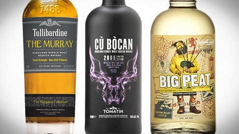 Tullibardine The Murray | Big Peat Edinburgh | Tomatin Cu Bocan 2005