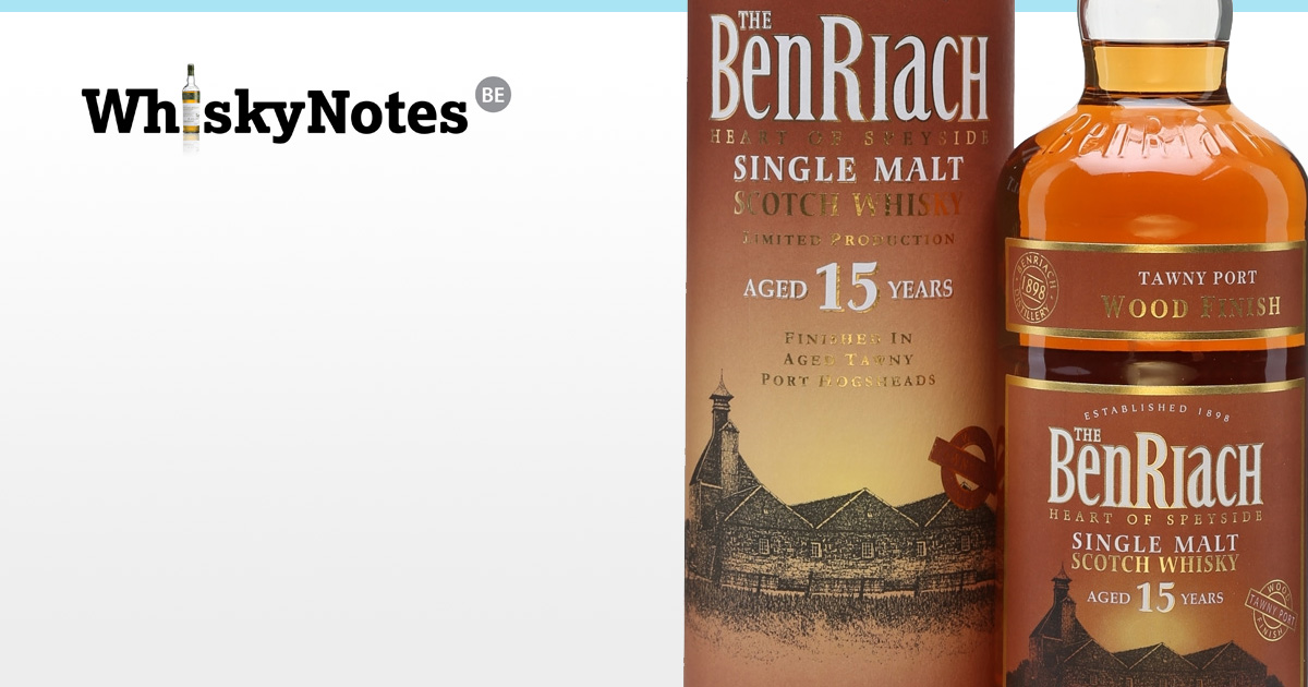 benriach 15 years tawny port
