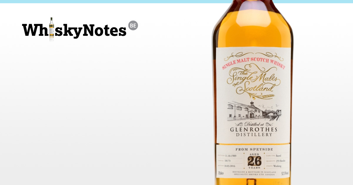 glenrothes 1989 smos