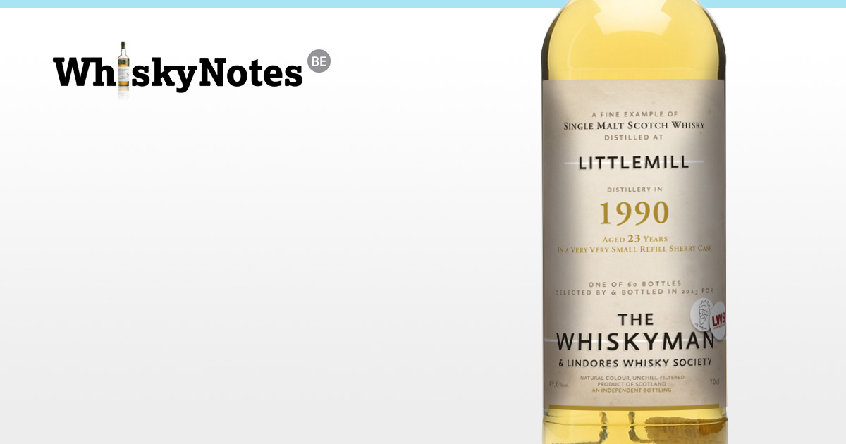 littlemill 1990 whiskyman lws