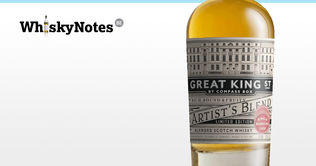 compass box great king street marrying cask