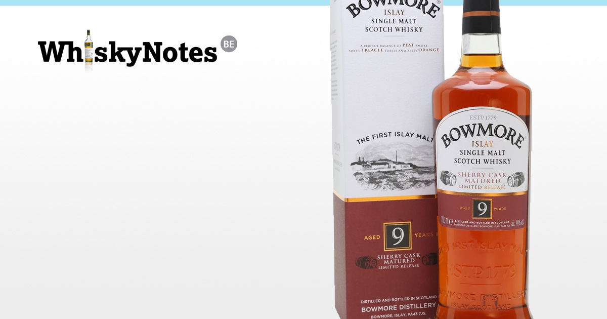 bowmore 9yo sherry