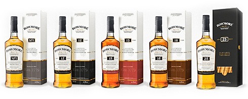 Bowmore N°1 / Bowmore 12 / Bowmore 15 / Bowmore 18 / Bowmore 25