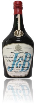 Justerini & Brooks 20 Years (1960s)