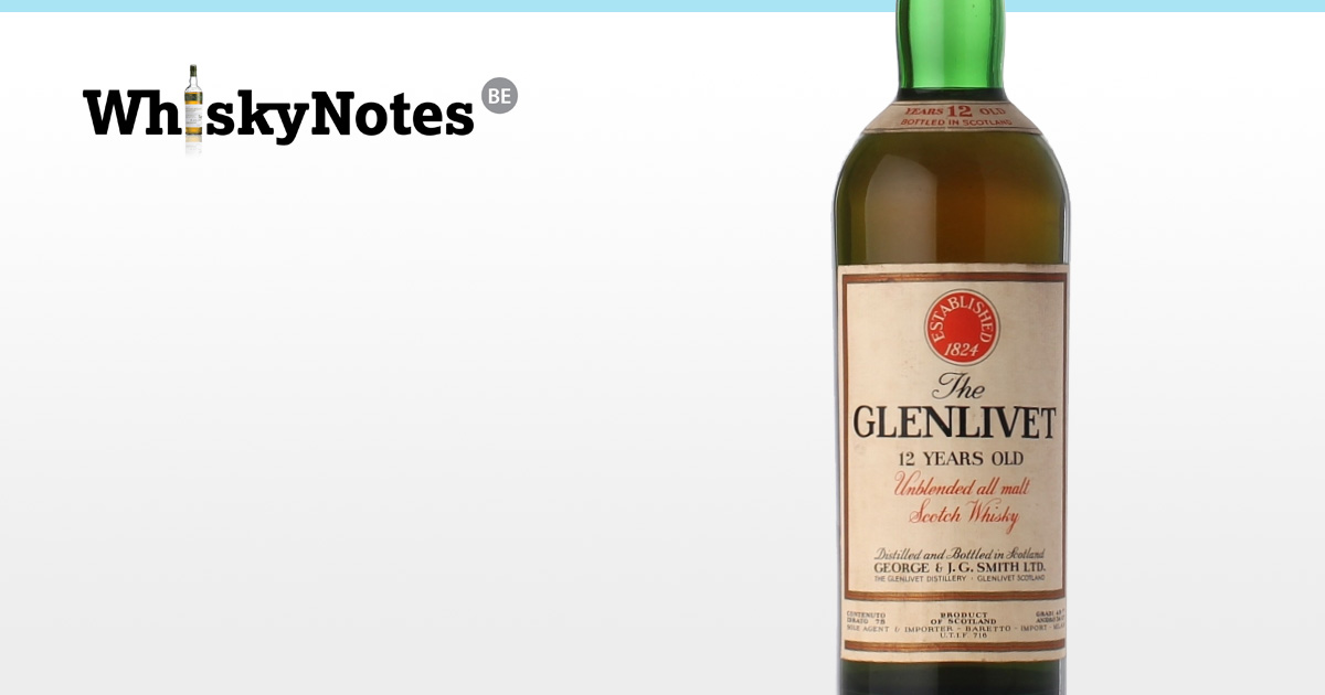 glenlivet 12 year old baretto