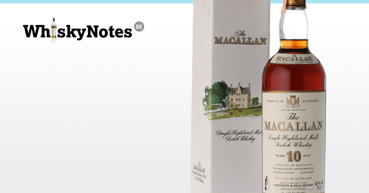 macallan 10 years giovinetti