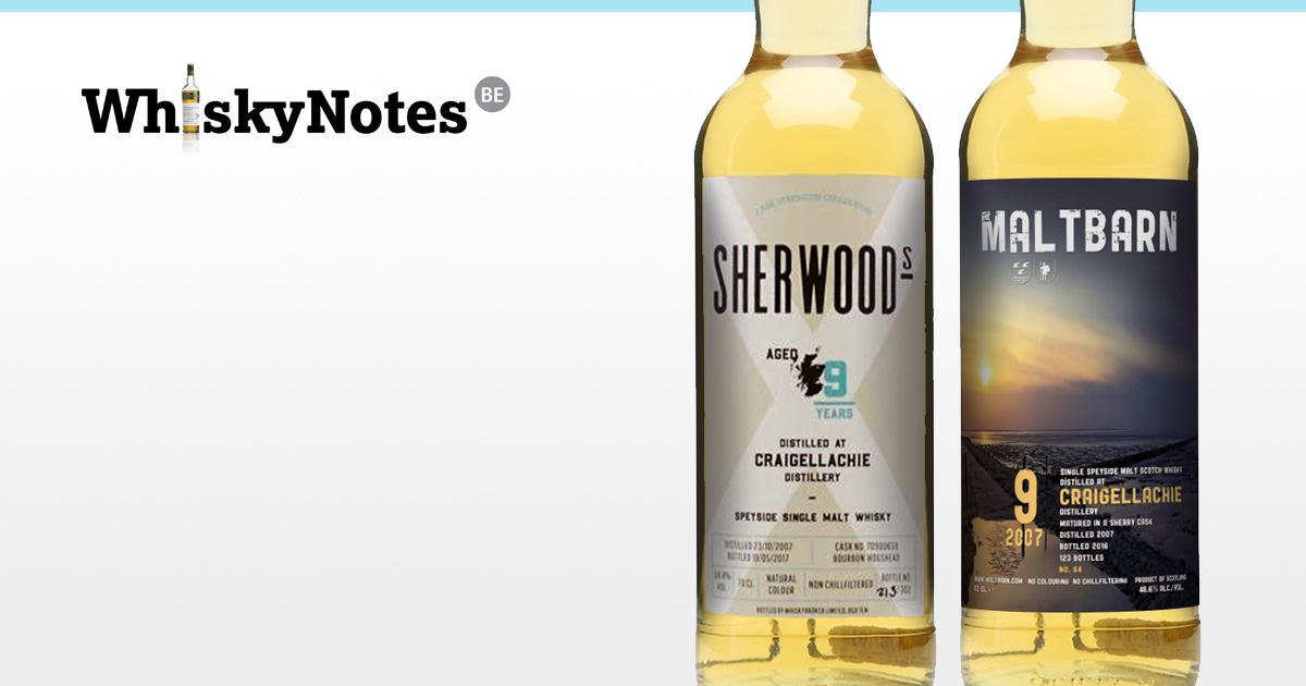 craigellachie 2007 maltbarn sherwoods