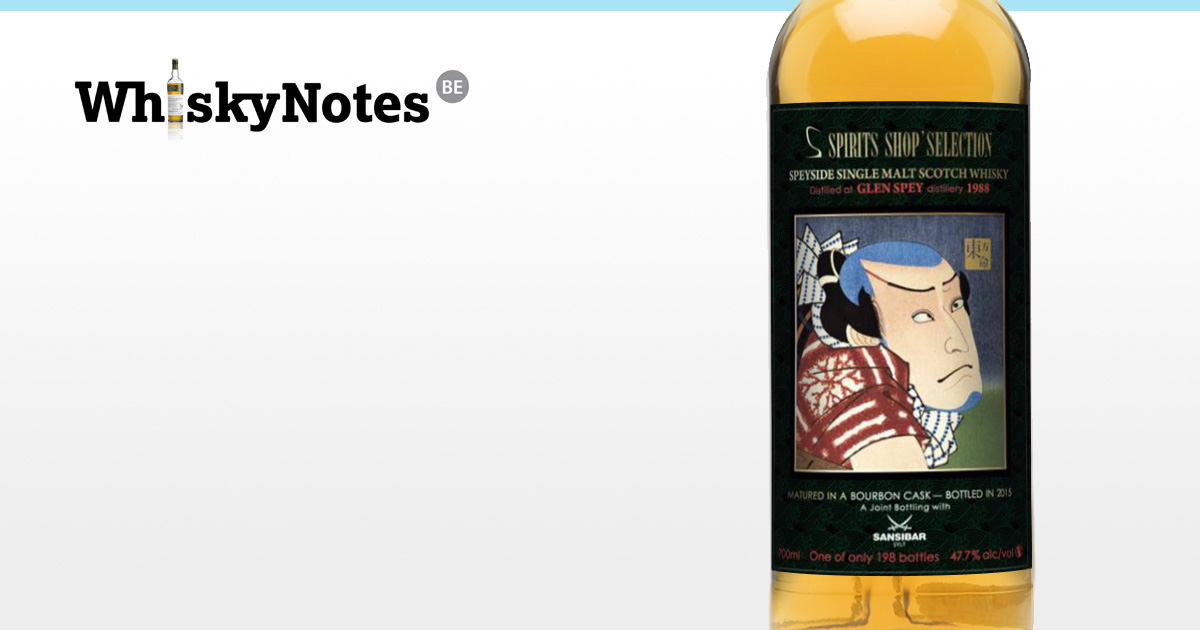 glen spey 27yo 1988 sansibar