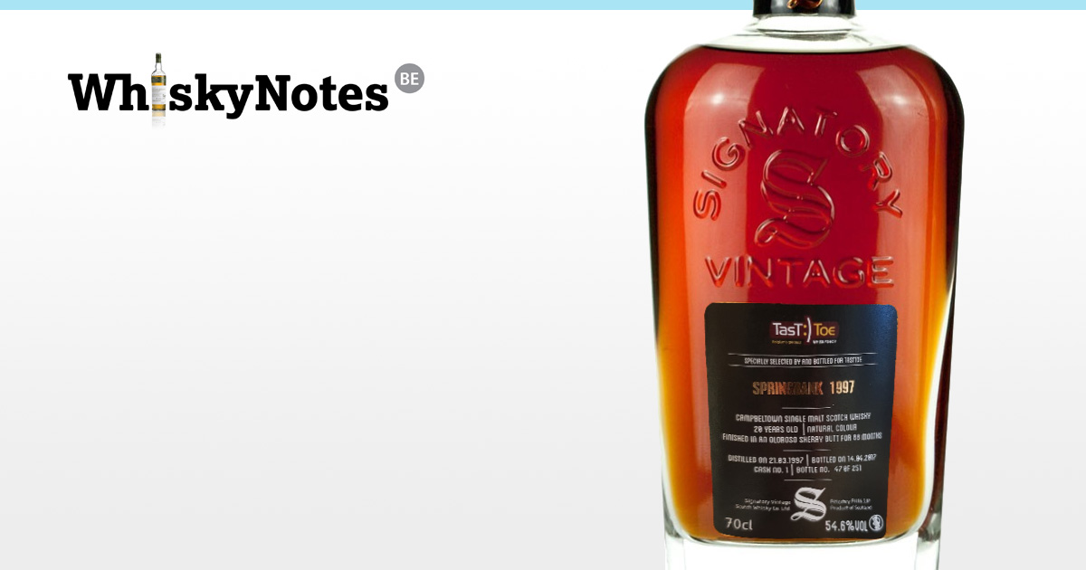 springbank 1997 sv tasttoe