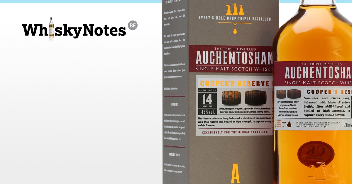 auchentoshan coopers reserve 14yo