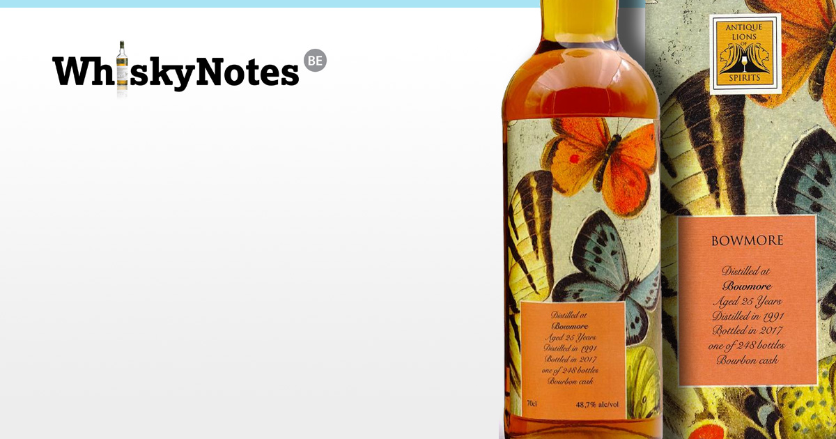 bowmore 1991 antique lions of spirits