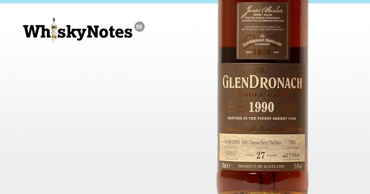 glendronach 1990 7005