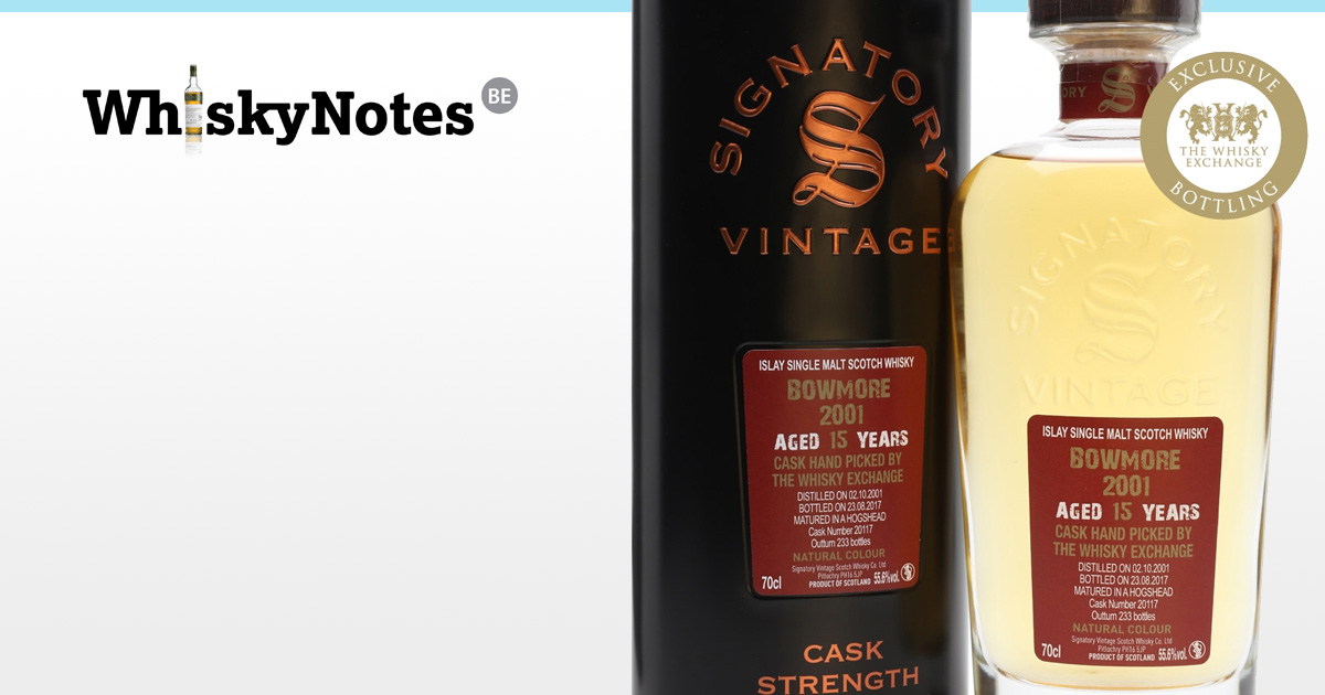 bowmore 2001 signatory twe