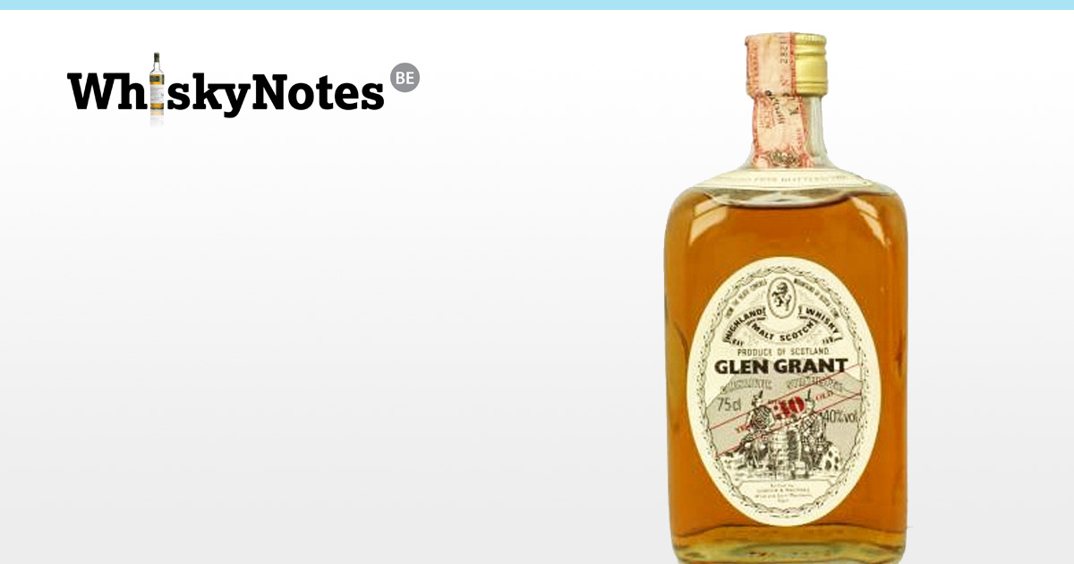 glen grant 30 years 1958 1988