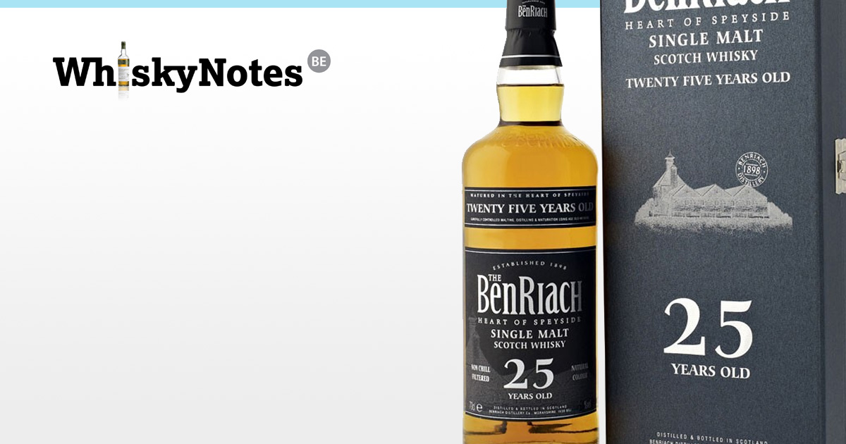 BenRiach 25 Year Old WhiskyNotes Review