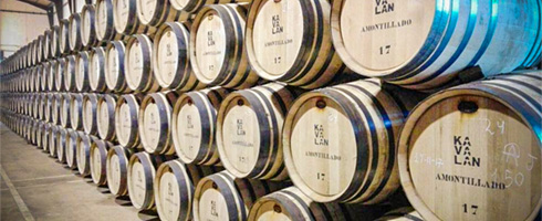 Kavalan Amontillado casks