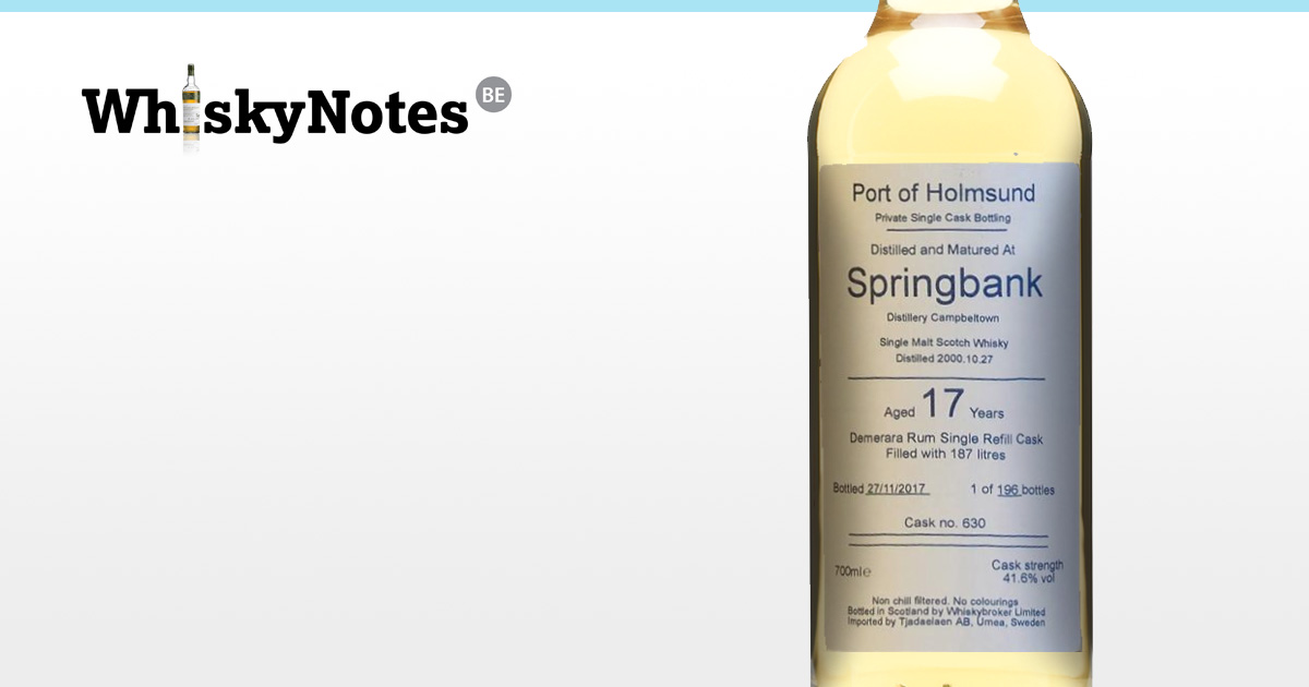 springbank 2000 whiskybroker holmsund