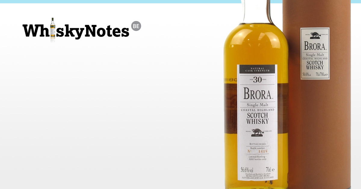 brora 30 years 2004 release