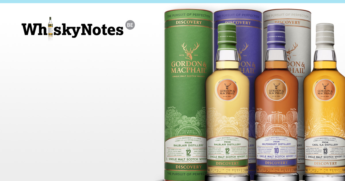 gordon macphail discovery balblair 12yo miltonduff 10yo caolila 13yo