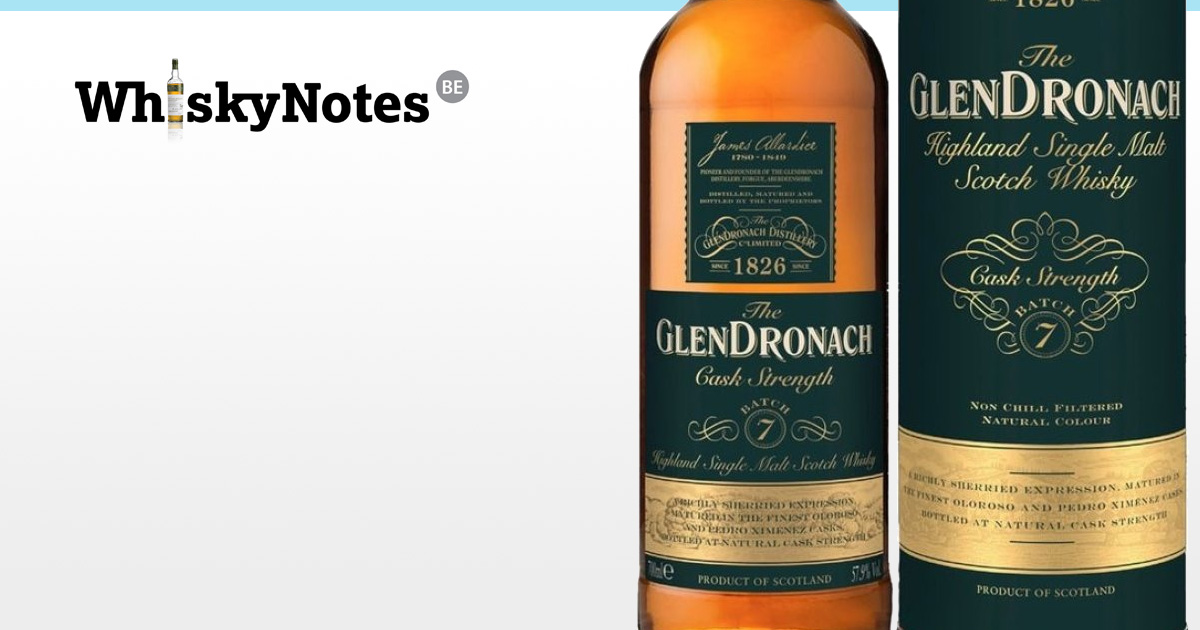 glendronach cask strength batch7 fb