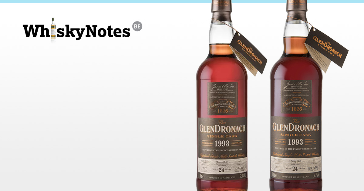 glendronach 1993 sherry cask 55 445