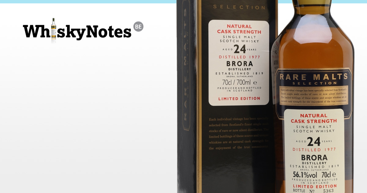 brora 24yo 1977 rare malts