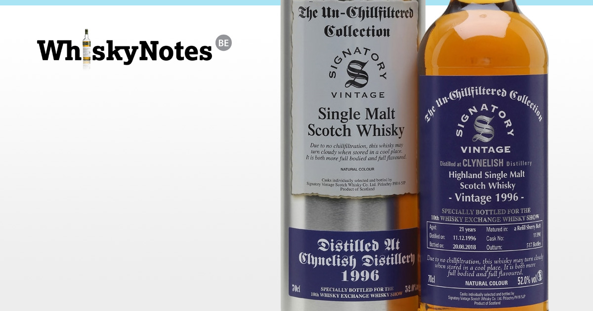 clynelish 1996 signatory whisky exchange exclusive