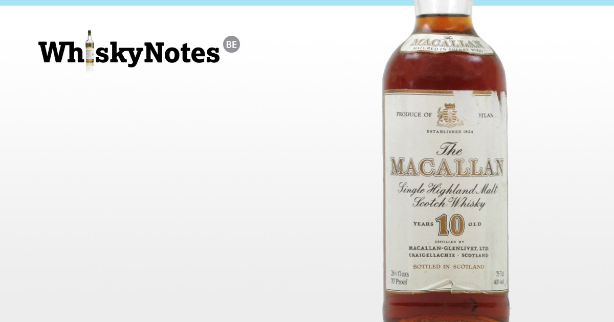 macallan 10 year old 1970s