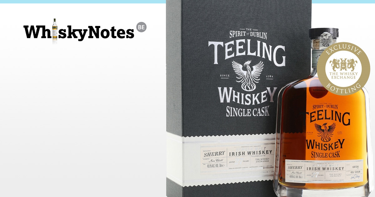 teeling 27yo 1991 cask 6838 twe