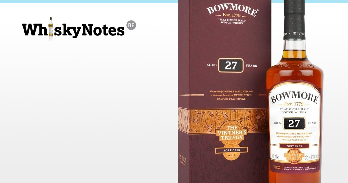 bowmore 27yo vintners trilogy port