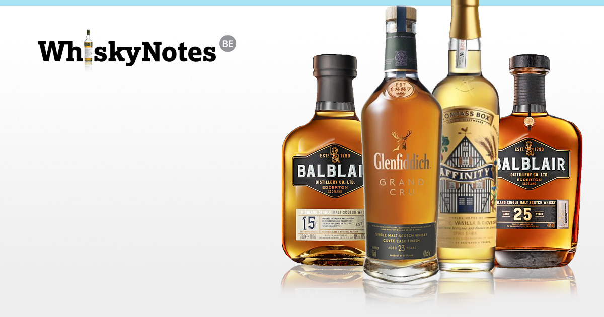 balblair 25 years compass box affinity glenfiddich grand cru