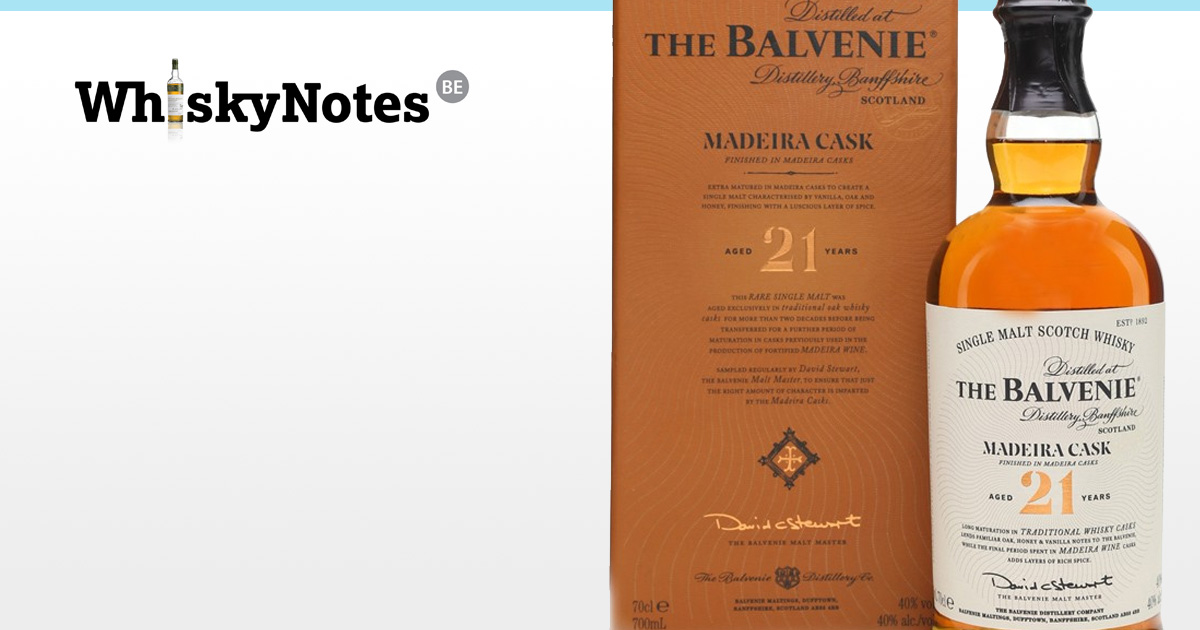 balvenie 21 years madeira