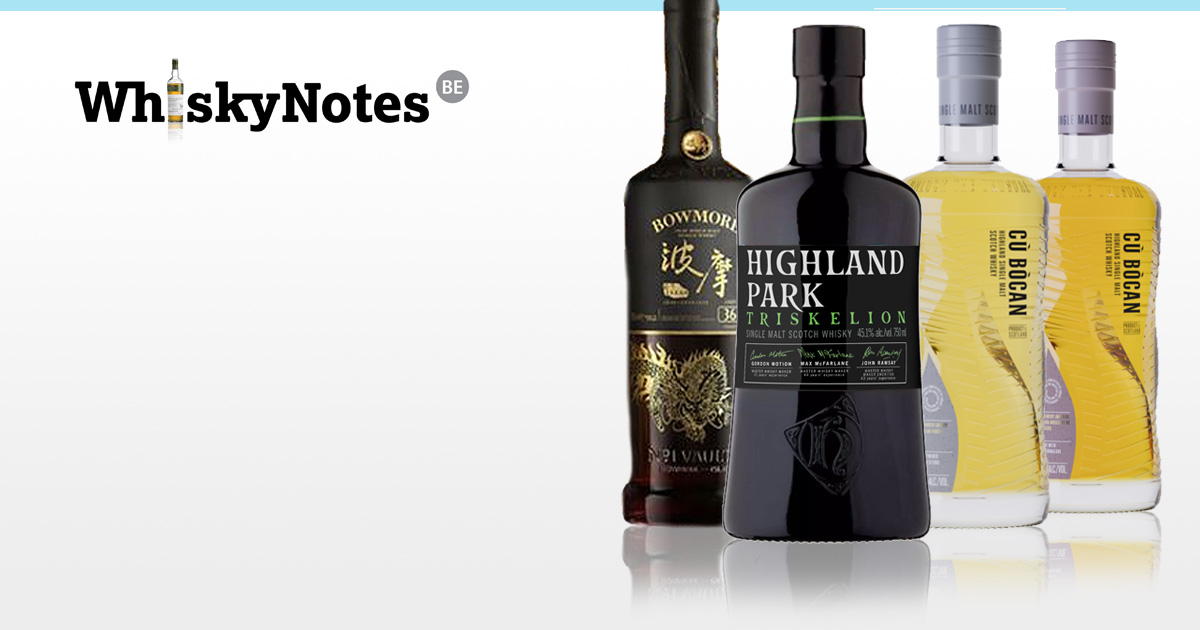 new highland park triskleion bowmore dragon cu bocan signature