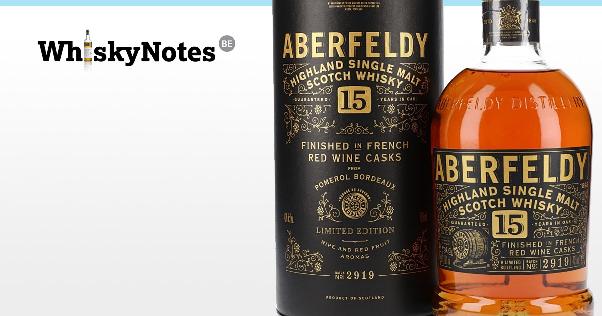 aberfeldy 15 years pomerol finish