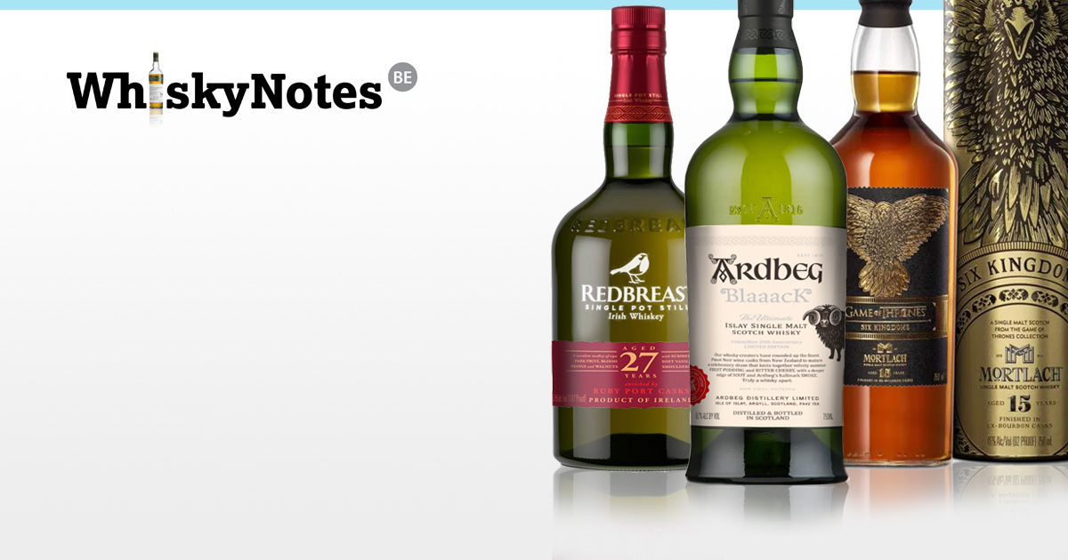 new ardbeg blaaack redbreast ruby port mortlach 15