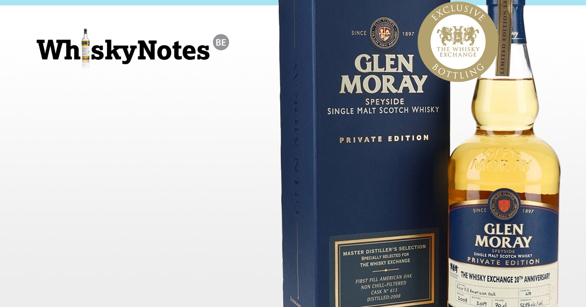 glen moray 2008 whisky exchange 20th anniversary