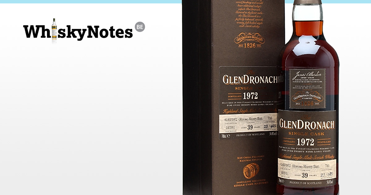 glendronach 1972 716 single cask